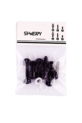 Sling Swivel Stud Set for Rifles - 6-Piece Mounting Kit with Wood Screws