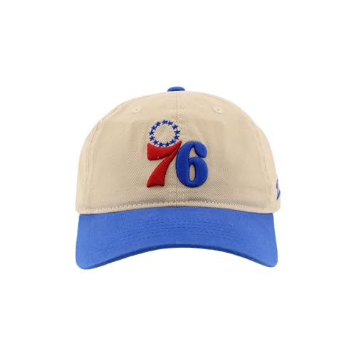 Philadelphia 76ers Adjustable Dad Hat - Stone