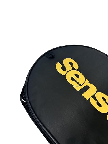 Senston Black Badminton Racket Cover with Adjustable Shoulder Strap