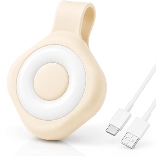 Rechargeable Nurse Night Light Clip - Yellow, 3 Colors & 6 Modes