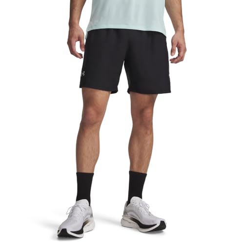 Under Armour Launch Stretch Woven 7'' Shorts X-Large Black Reflective