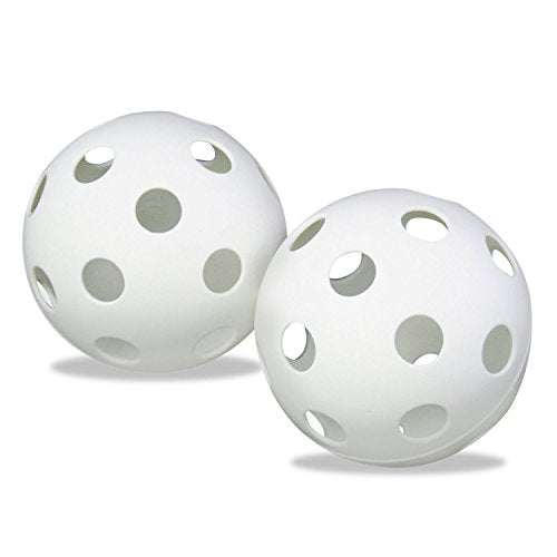 9" Hollow Plastic Baseballs – Set of 12 Lightweight Practice Balls