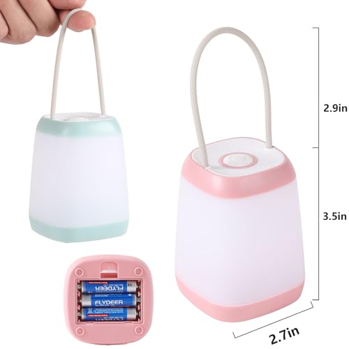 6 Pack LED Camping Light, 3 Modes Battery Powered Night Light for Indoor and Outdoor Emergency Light, Tent Lantern, Camping, Gifts (Includes 18 AAA Batteries)