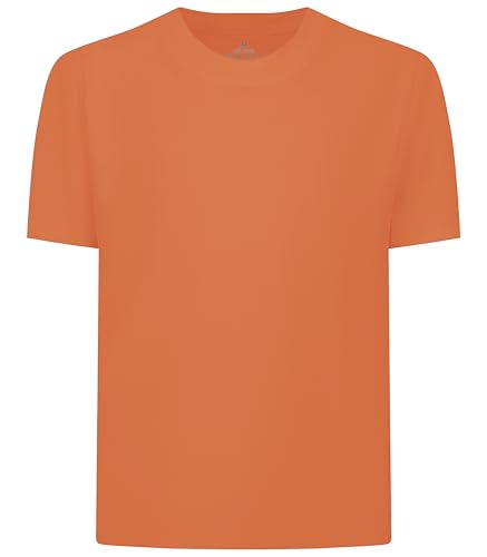 Youth Rash Guard Short Sleeve UV Swim Shirt - X-Large Orange