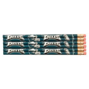 Philadelphia Eagles Pencils - 6 Pack of Officially Licensed Team Pencils