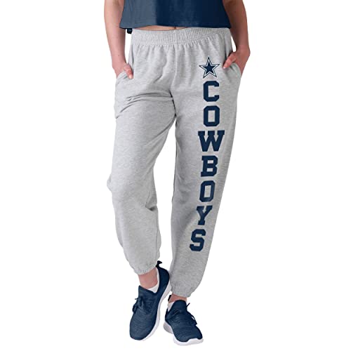 Dallas Cowboys Women's Team Logo Sweatpants - XX-Large Gray
