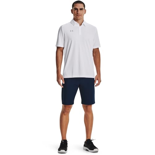 Under Armour Men's Tech Polo X-Large Tall White - Breathable Anti-Odor Performance Shirt
