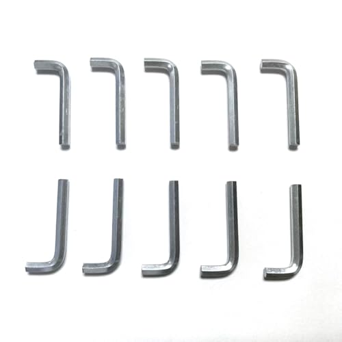 5mm L-Shaped Hex Key Set - 10 Piece Allen Wrench Tool Set 45x17mm