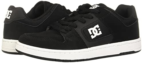 DC Men's Manteca 4 Casual Skate Shoe Black/White 3.5