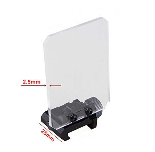 Square Foldable Scope Lens Protector Shield for Airsoft & Shooting