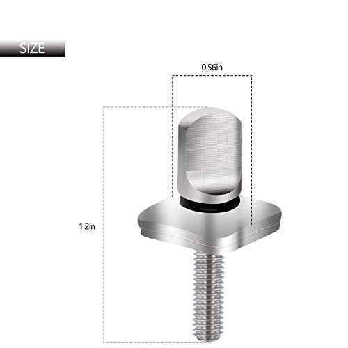 316 Stainless Steel Surfboard Fin Screws - Pack of 2
