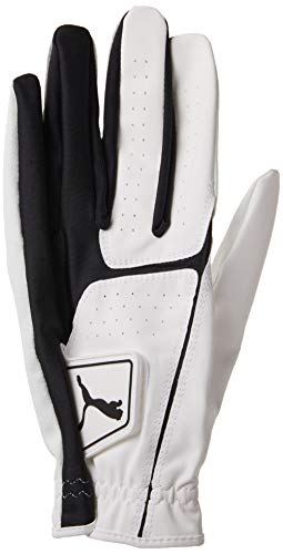 PUMA Golf Men's Flexlite Glove (Bright White-Puma Black, X-Large,