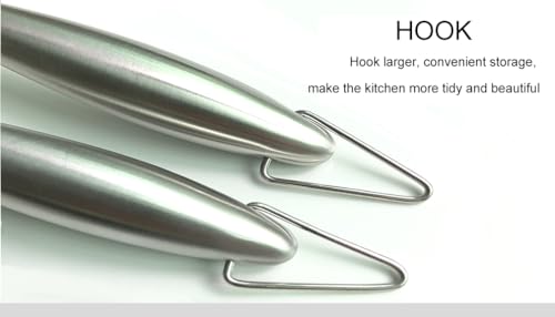 Silicone Wok Skimmer - Non-Scratch Slotted Spoon for Cooking