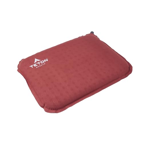 Self-Inflating Camping Seat Cushion - Lightweight, Redwood