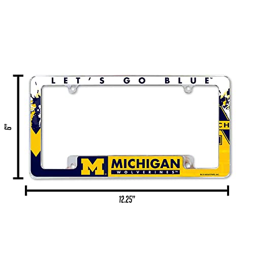 Durable Chrome Automotive License Plate Frame 12" x 6"
