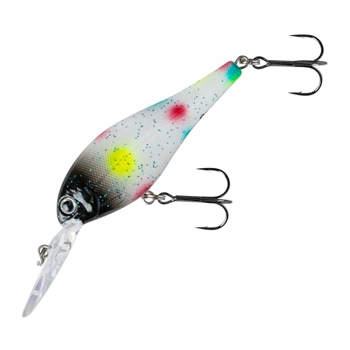 Bandit Walleye Shad Crankbait - Fruit Dots / WS2 (2-11/16") - Realistic Shad Profile for Freshwater Fishing