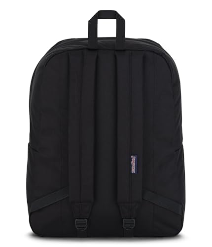 Durable Lightweight Backpack with Organizer Pocket - Black