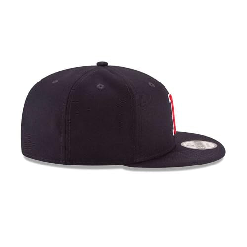New Era Navy Wool Snapback Hat for Men