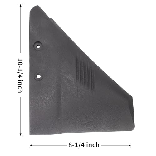 QUICKMARINER Hydrofoil Stabilizer for Outboard Motors 5-150 HP Black