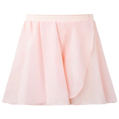 Chiffon Wrap Tutu Skirt for Girls - Fluffy Ballet Dress 10-11 Years / Pink