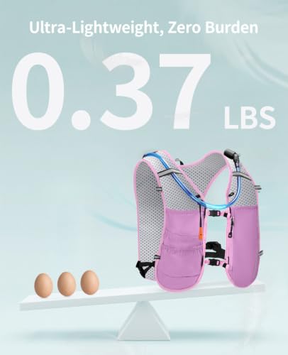 ECOHUB Green Hydration Vest with 2L Water Bladder Lightweight Backpack