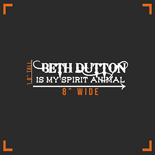 Beth is My Spirit Animal Vinyl Sticker - 8" x 2"