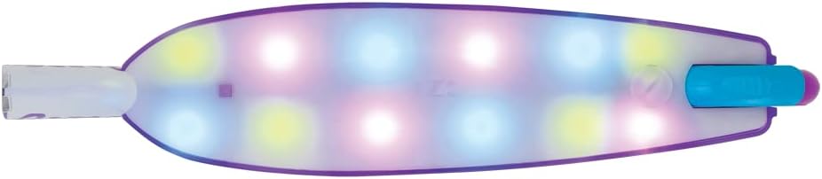 Razor Kick Scooter - Multi-Color LED Light-Up Deck, Lightweight Steel Frame | For Kids 6+