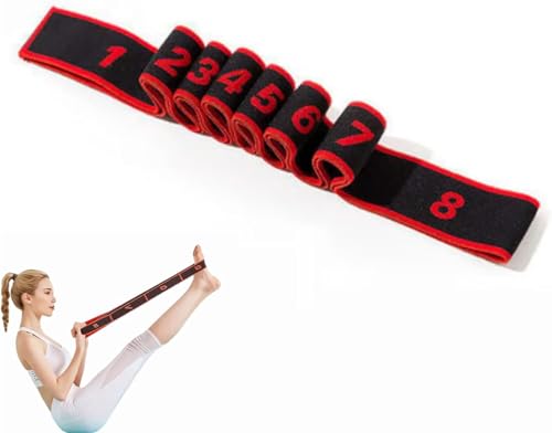Fitness Resistance Band for Stretching and Yoga - Red