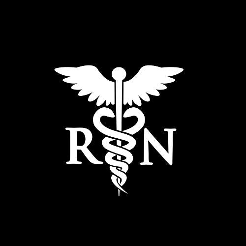Premium Quality Nurse Decal Sticker - 5-Inch White Vinyl