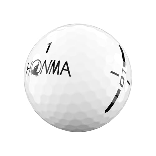 D1 Distance Golf Balls - White - 1 Dozen, Low Compression, High-Speed Core