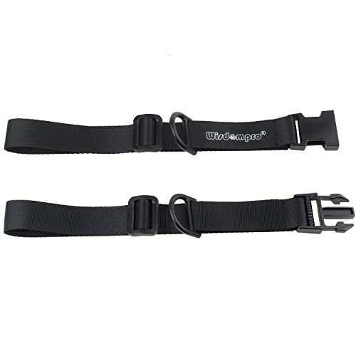 Heavy Duty Backpack Chest Strap with Quick Release Buckle - Black