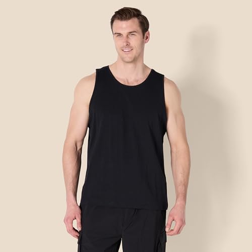 Men's Regular-Fit Cotton Sleeveless Tank Tops - Casual Summer Wear