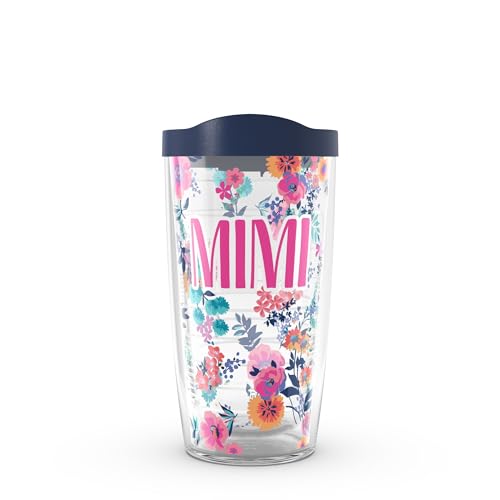 Tervis 16oz Double Walled Insulated Floral Tumbler - Keeps Drinks Hot or Cold, Made in USA