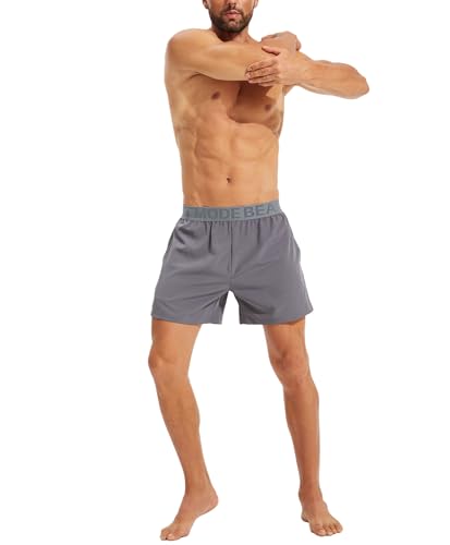 Men's 5 Inch Gym Workout Shorts - Quick Dry Athletic Training Shorts with Pockets - X-Large Grey