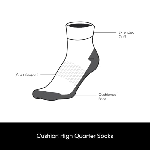 Calvin Klein Men’s 12 Pack Cushioned Ankle Socks Black White Grey 7-12