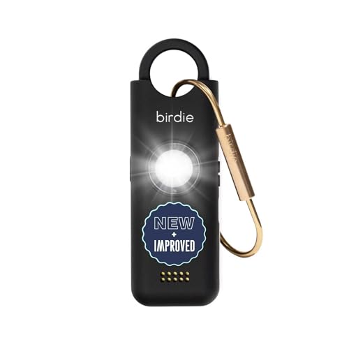 Personal Safety Alarm for Women – Rechargeable with Loud Siren & Strobe Light