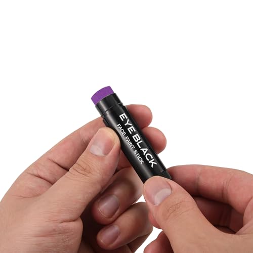 Purple Eye Black Stick - Anti-Glare, Sweat-Proof Eye Black for Athletes
