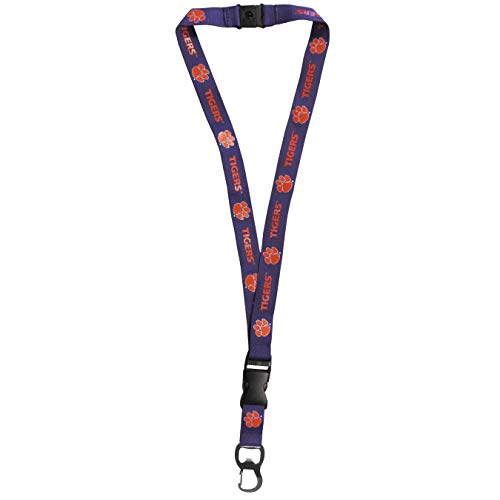 Clemson Tigers Bottle Opener Lanyard - 36-Inch Durable Nylon Keychain