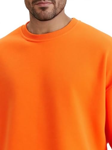Men's Breathable Long Sleeve Crewneck Sweatshirt - Athletic Pullover