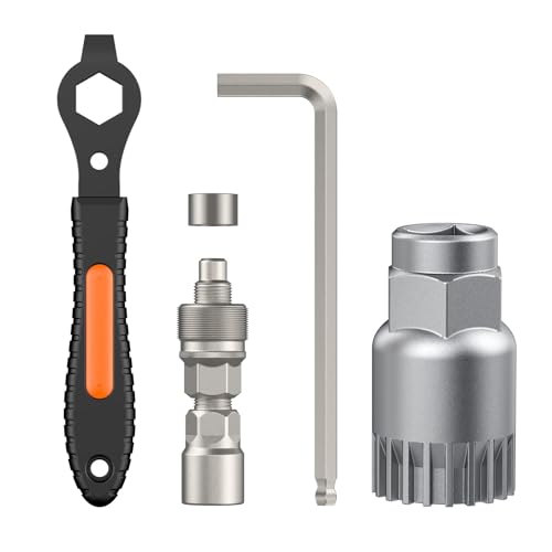 Bicycle Crank Puller Set - Bike Repair Kit with BB Socket