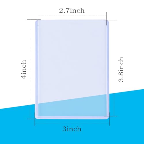 3x4 Rigid Top Loaders and Penny Sleeves for Trading Cards - 20 Count