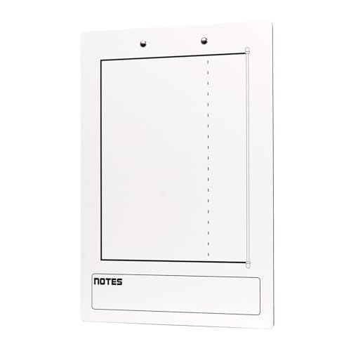 Volleyball Coaching Clipboard - Double-Sided Dry Erase Whiteboard