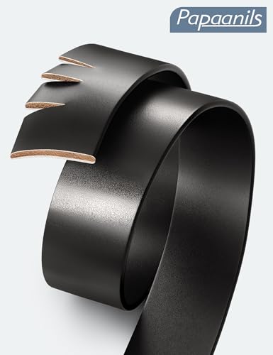 Genuine Leather Men’s Dress Belt - 1.5" Width, Gray - 2pcs, Size 34-37"