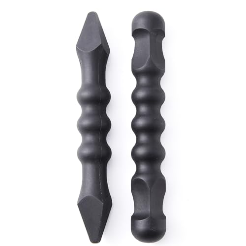 2-Pack Durable Polymer Yawara Sticks - Compact 6.5 Inch Self-Defense Sticks