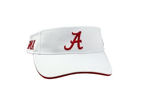 Alabama Crimson Tide Golf Visor Hat - Adjustable Velcro Cap