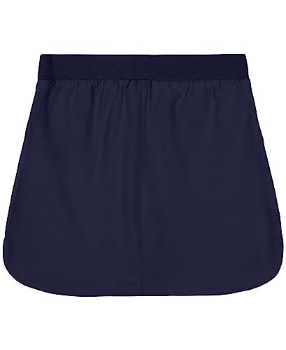 Girls School Uniform Pull-On Scooter Skirt with Undershorts - Navy 12.5 Plus