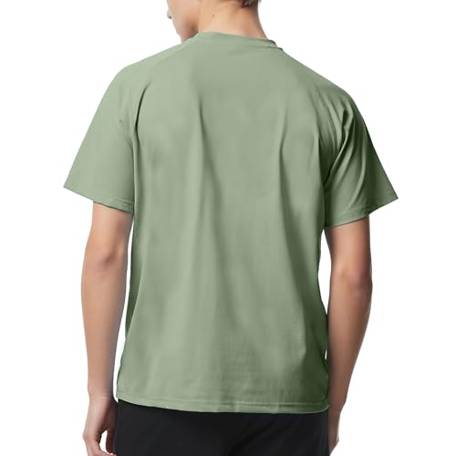 Moisture-Wicking Fishing T-Shirt - UPF 50+ Sun Protection - Bean Green / Medium