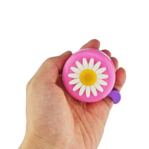 Bicycle Accessories Set - Pink Bike Bell, Streamers & Grips