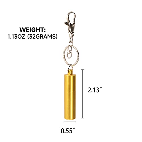 Pool Cue Tip Tool with Keychain - Scuffer, Shaper, Aerator