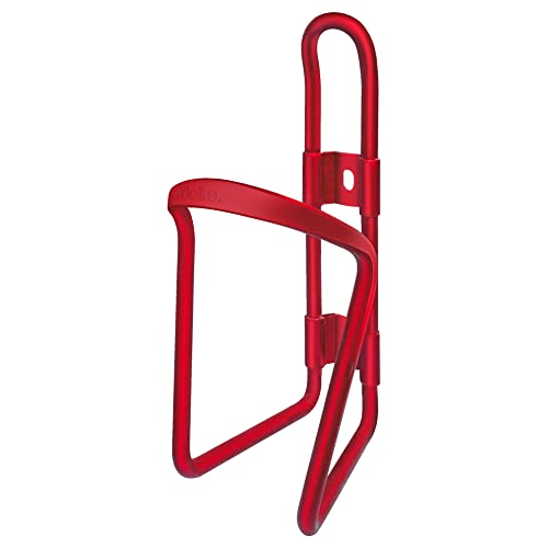 Lightweight Alloy Bike Water Bottle Holder - Red
